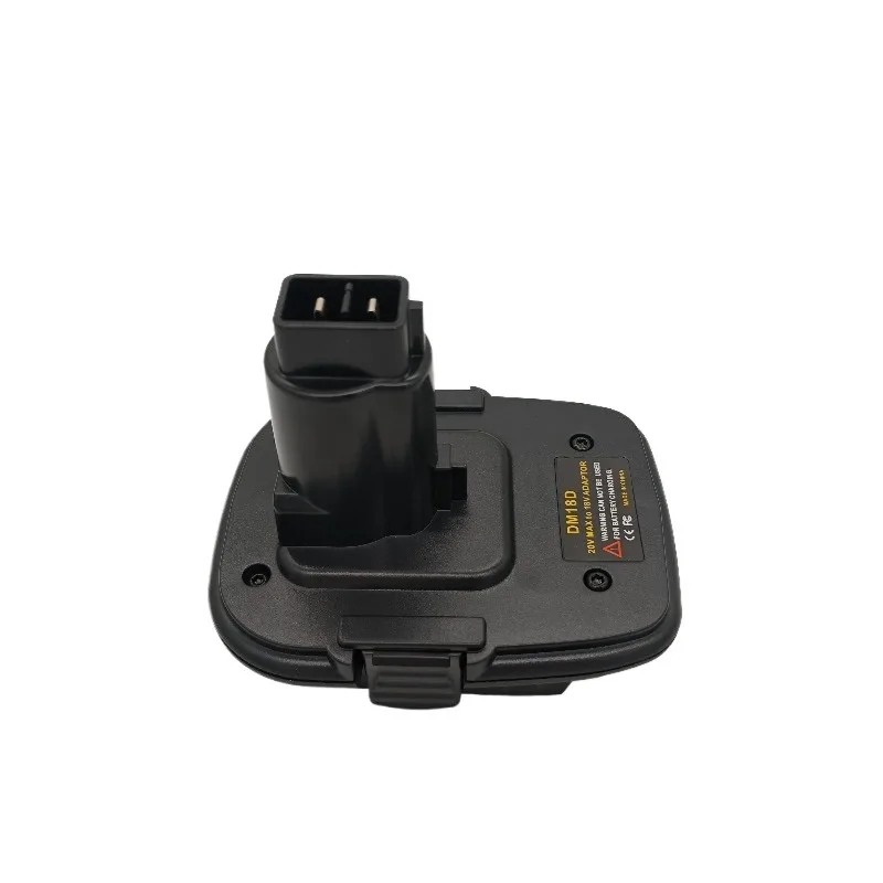 Фото Адаптер HAKSINKY DM18D для аккумуляторов Dewalt/Milwaukee 18В/20В, совместимый с электроинструментами Dewalt 18В Ni-Cd Ni-MH с USB №4