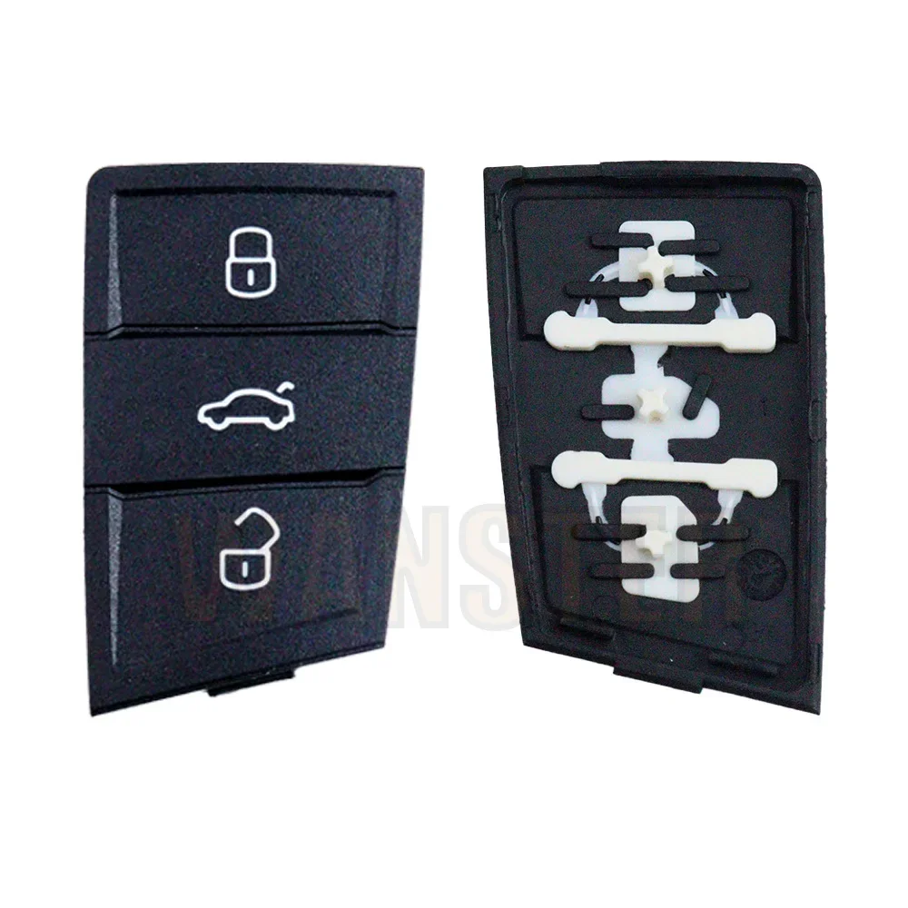 

3 4 кнопки, сменный резиновый брелок для автомобильного ключа для Volkswagen VW Golf 4 5 7 MK7 Tiguan для Skoda Octavia A7 Seat Leon Ibiza Altea