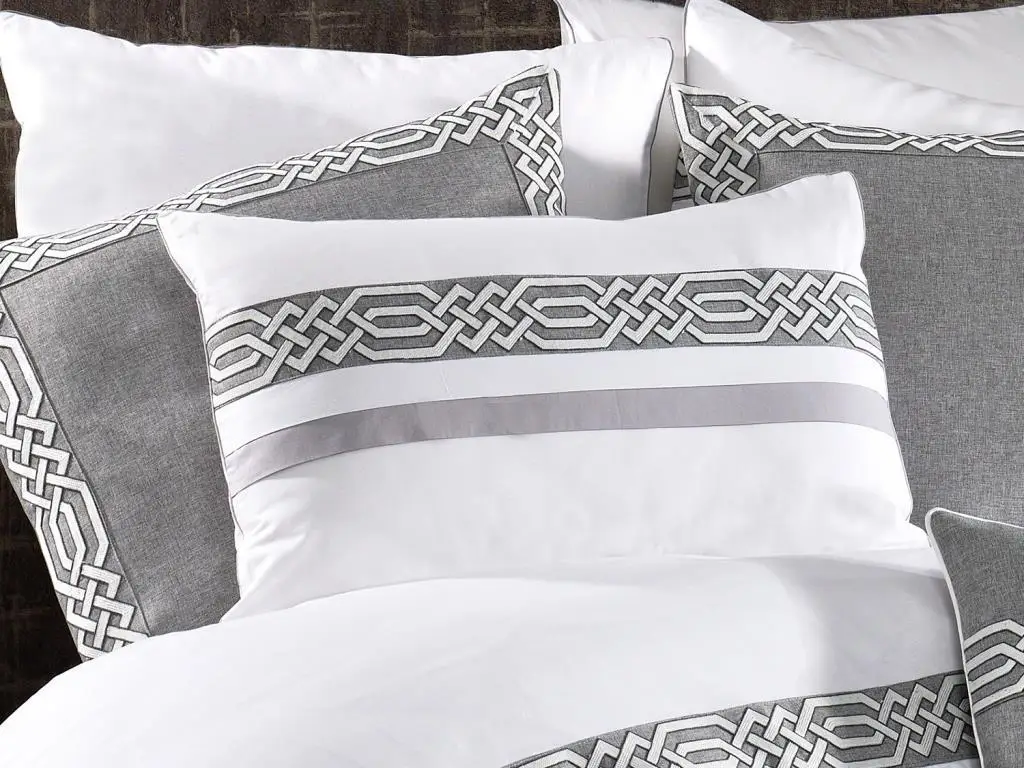 

Alaat Double Personality Nevresimli Bed Cover Gray Ecru