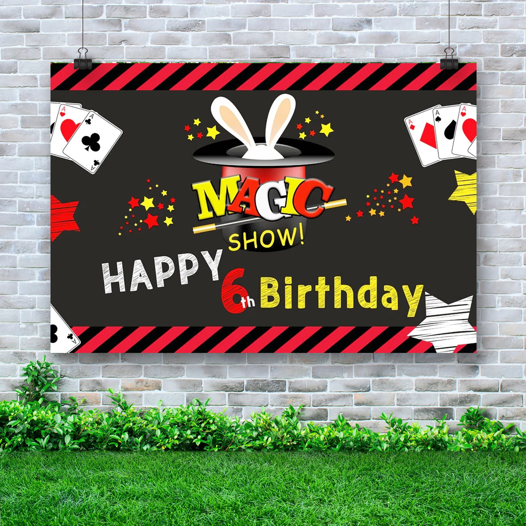 Карнавал Фотофон для детской фотосъемки с изображением звёзд покера |