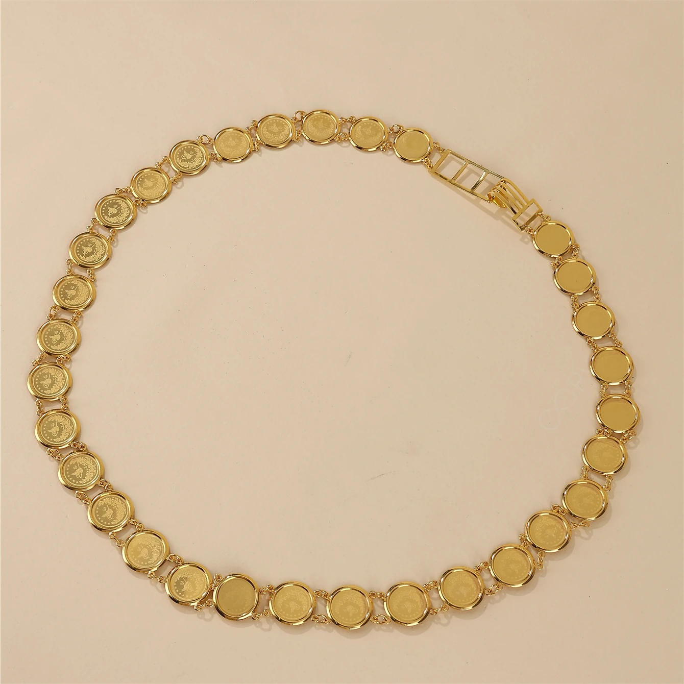 Алжирские монеты с позолоченным металлом ручная работа тонкая резка арабский