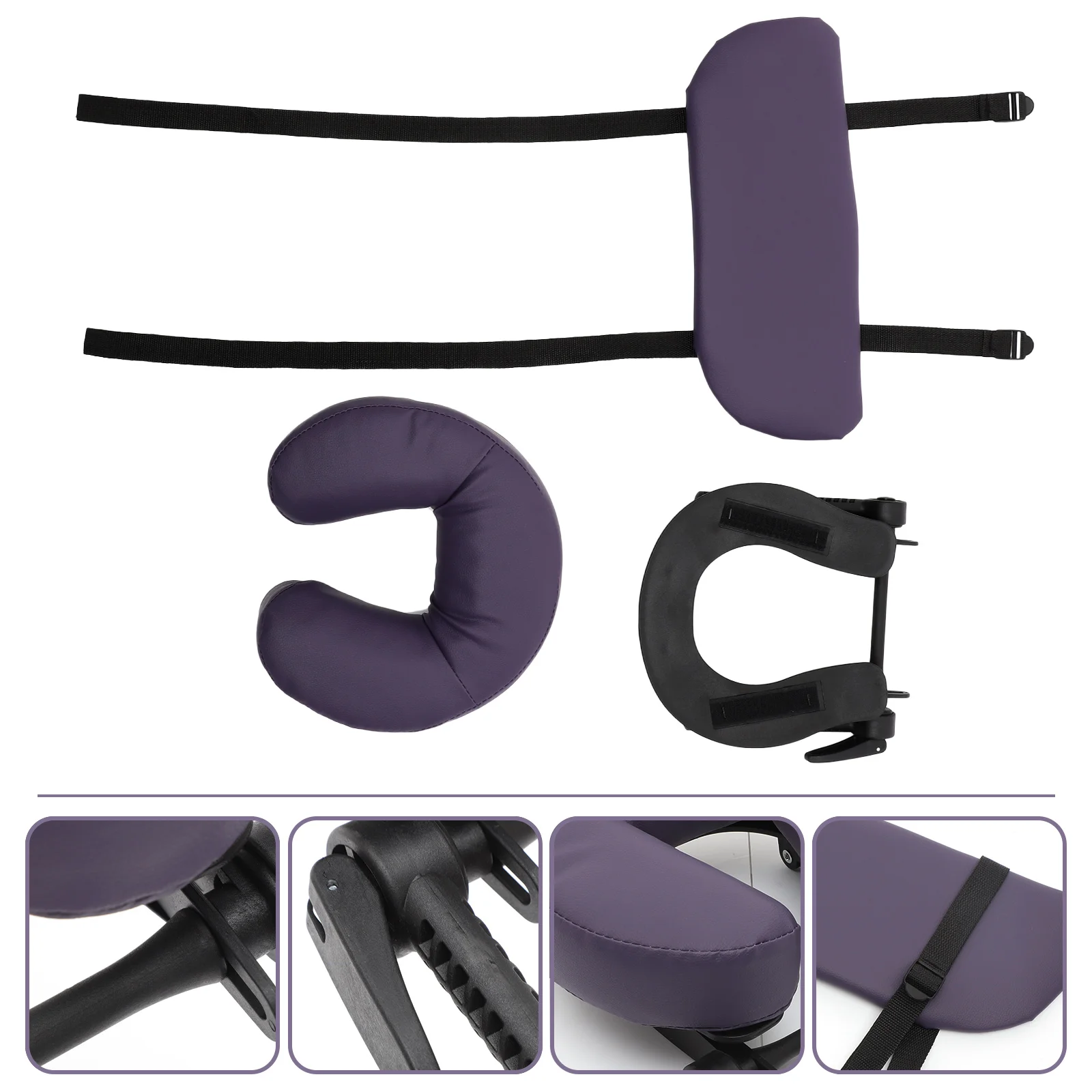 

Massage Bed Pillow Face Beauty Salon Chair Decorative Headrest Support Pad Pu Cradle