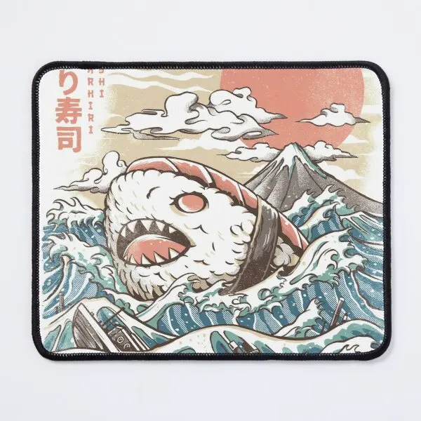 

Коврик для мыши Sharkiri с суши, мужской коврик для геймеров, игровой коврик для компьютерного ПК, коврик для мыши, игровая клавиатура, стол с ани...