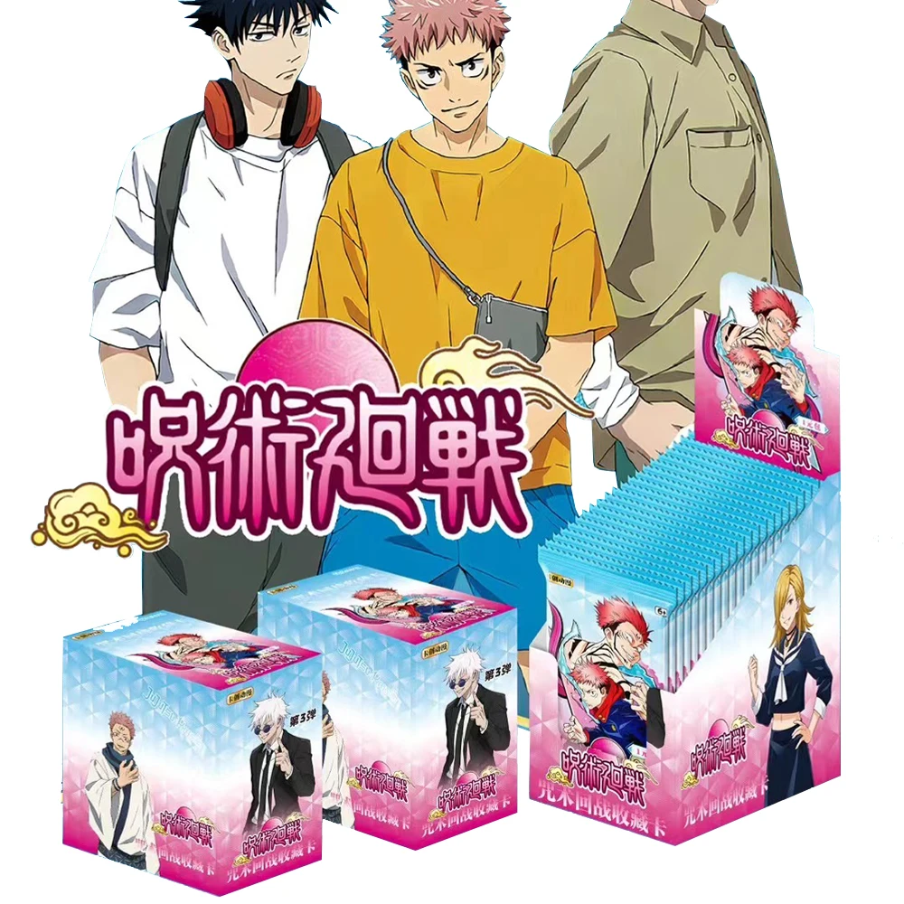 Оптовая продажа KaChuang 1m03 Jujutsu Kaisen Коллекционные карты Открытка Лазерный билет