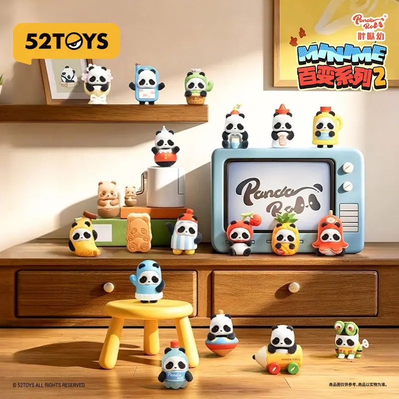 Фото Коллекционная фигурка-сюрприз 52toys Panda Roll Panda Minime Cute Bean Series Blind Box Vol.2 Kawai, украшение, подарок №4