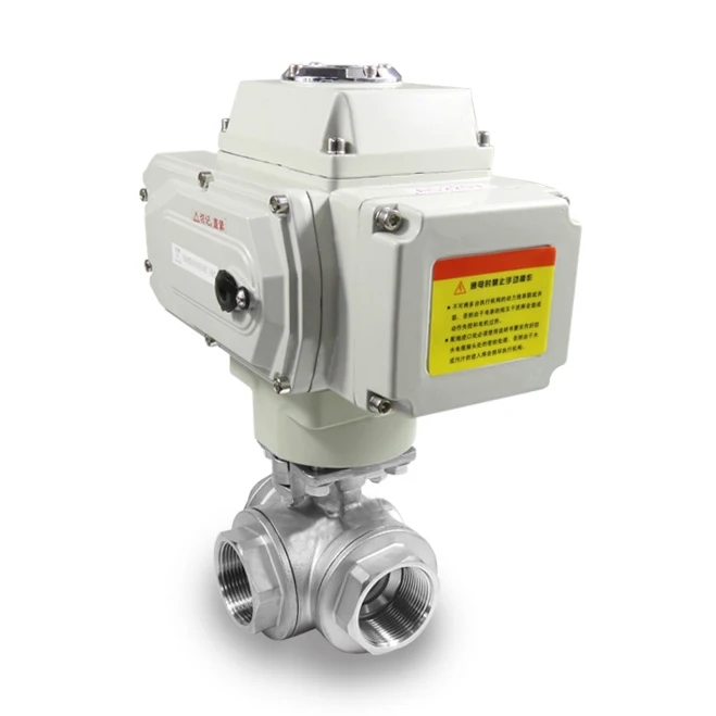 TKFM шаровой кран промышленного класса из нержавеющей стали с электрической