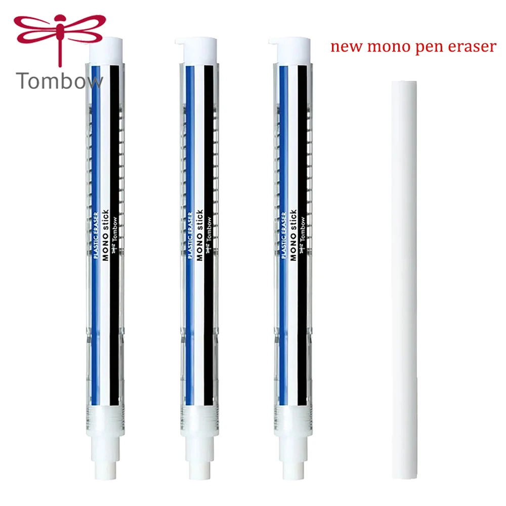 

Japan Tombow Eraser New Single Pen Push Sketch Art Special Replaceable Core Wipe Cleaning School Supplies Stationery