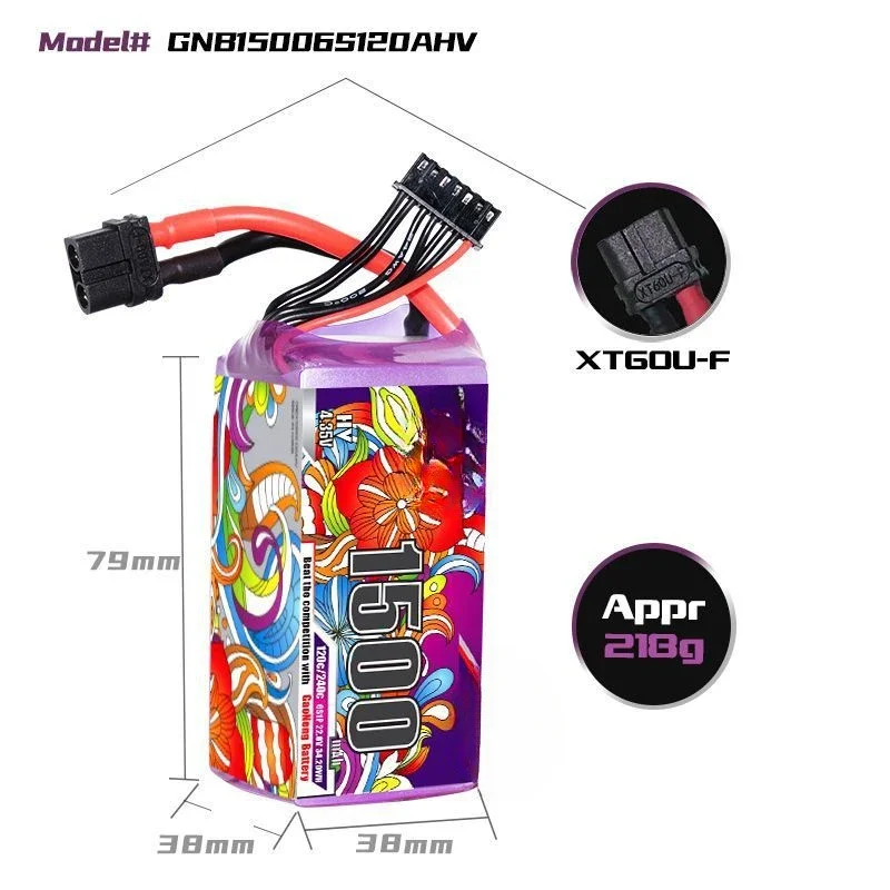 Для радиоуправляемого вертолета Quadcopter FPV Racing Drone запасные части HV 22 8 В 1500 мАч 120c/240c