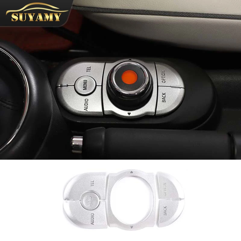 

Car Console Multimedia Buttons Decorative Cover Trim Stickers For MINI Cooper F54 F55 F56 F60 2014-2021 Interior Accessories