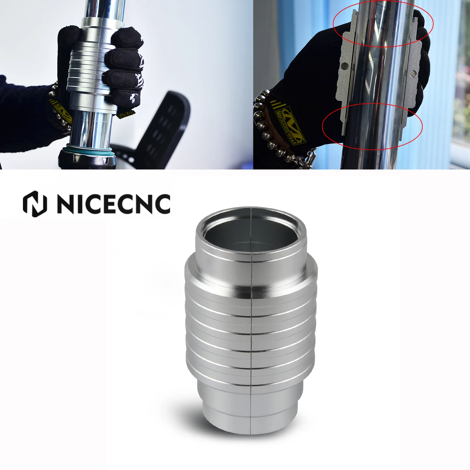 Уплотнитель вилки NiceCNC 47-48 мм для мотоцикла Suzuki DRZ400SM DRZ 400SM 05-18 RM 125 250 250Z RMX450Z RMZ250 RMZ450