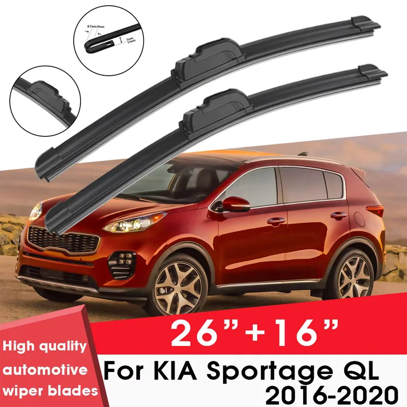 

BEMOST автомобильные щетки стеклоочистителя переднее окно лобовое стекло резиновый сменный дворник для KIA Sportage QL 2016-2020 26 "+ 16" автомобильные аксессуары