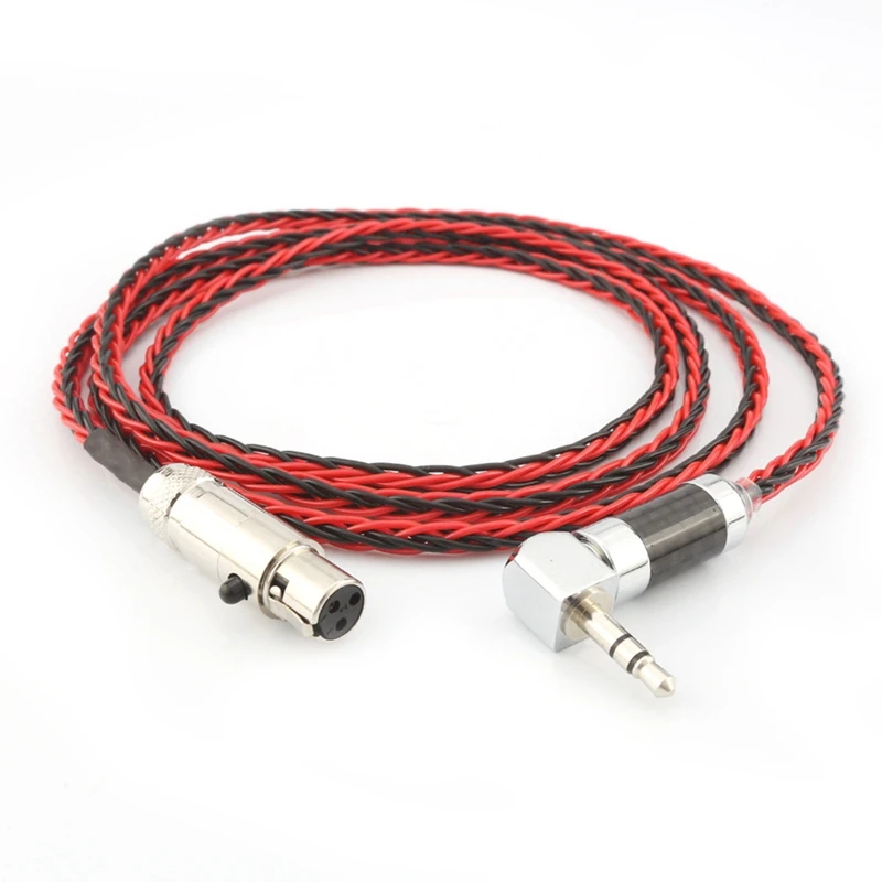 

3 Core Audio Headphone Attached Cables 3.5Mm Stereo Plug To Mini XLR For AK G K267, K702, K271, K712, Q701