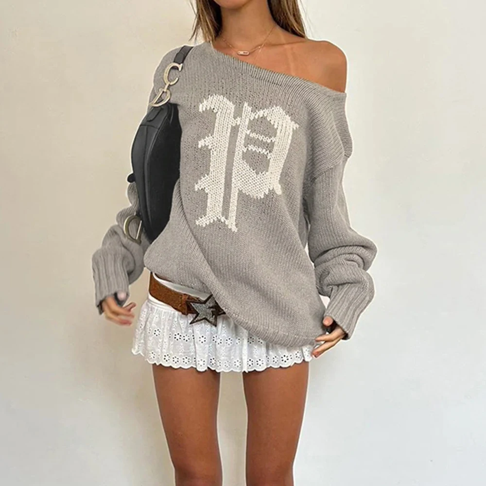 Женский свитер Mia Muse осенний французский модный удобный повседневный с длинными