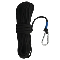 fishing magnet rope 20 meters heavy rope with safe lockdiameter 8mm nylon rope safe and durable black