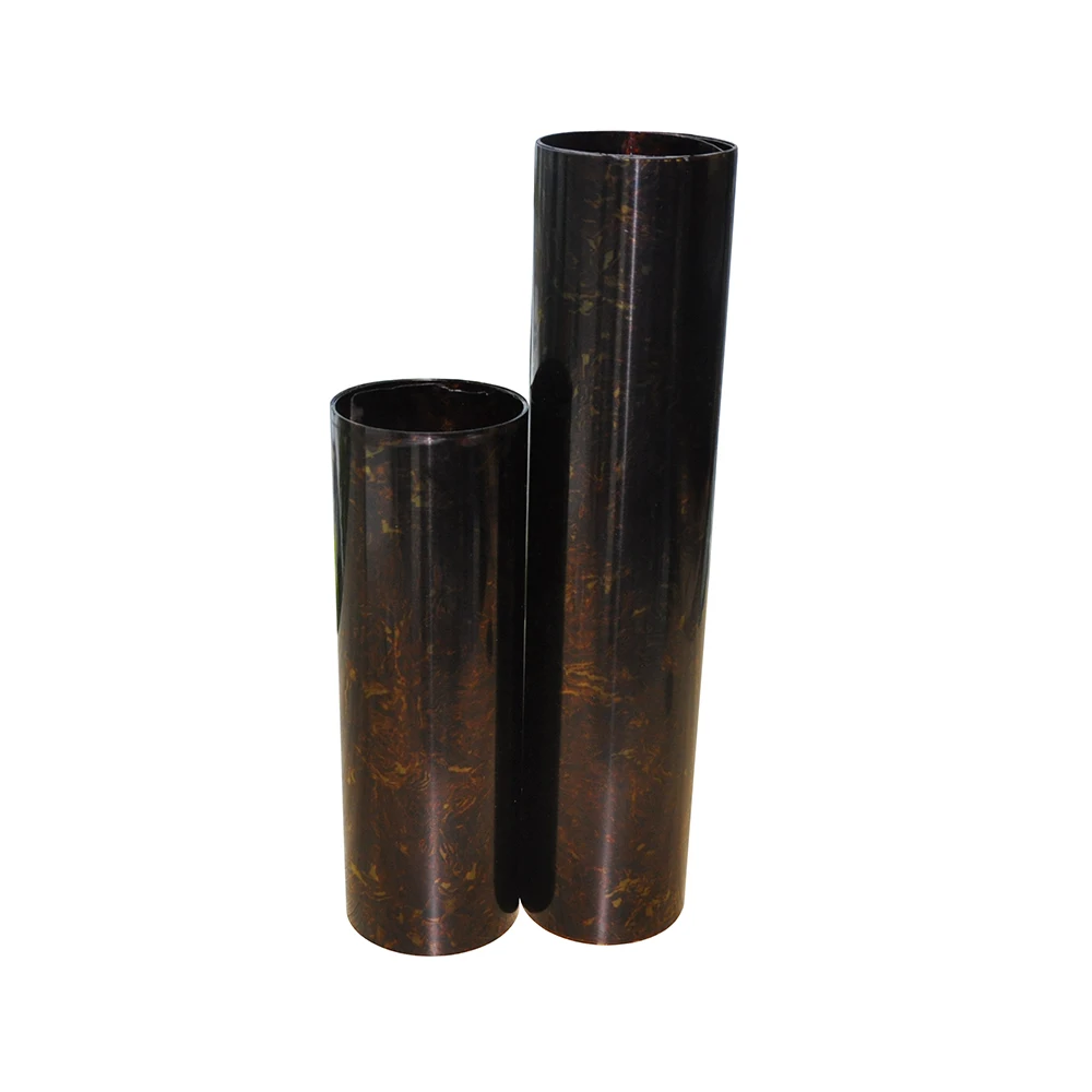 Gauge 0.46mm Celluloid Sheet Drum Wrap Musical Instrument Deco Brown Tortoise 10x60'' and 16x60'' enlarge