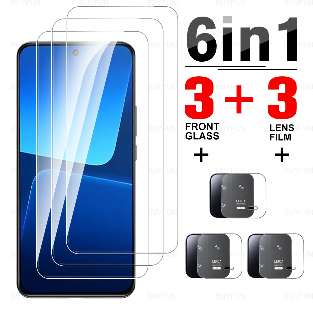 

6 в 1 Защитная пленка для объектива камеры Xiao mi 13 6,36 дюйма HD полное покрытие защитная пленка из закаленного стекла для Xiaomi Xaomi Xiomi mi 13