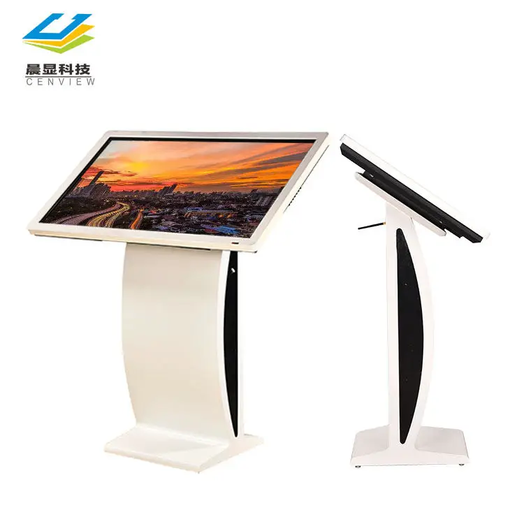 

small size double sided floor standing android network led touch monitor menu board digital signage touch screen kiosks