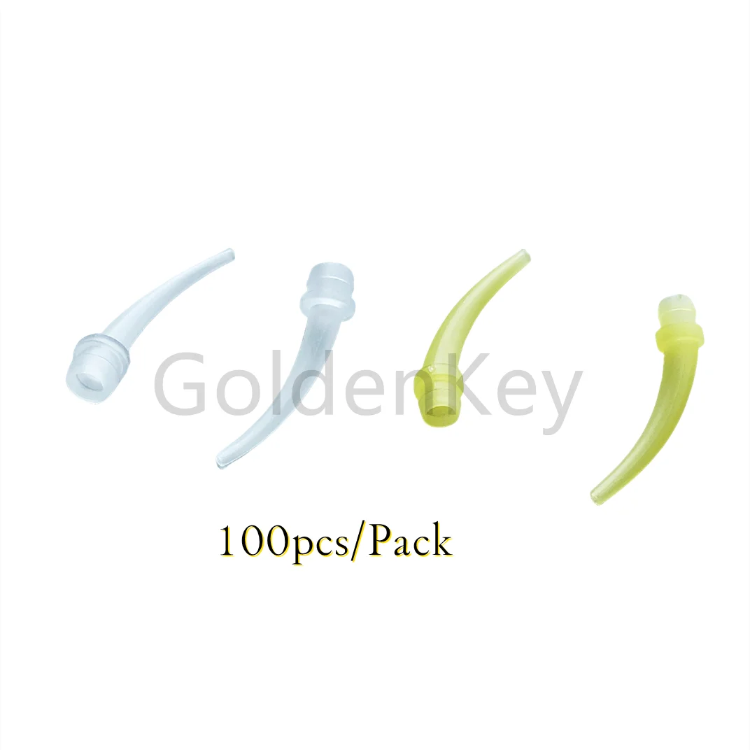 

Dental Clear/Yellow Horn Intra Oral Tips Delivery Impressions (100Pcs/Pack)