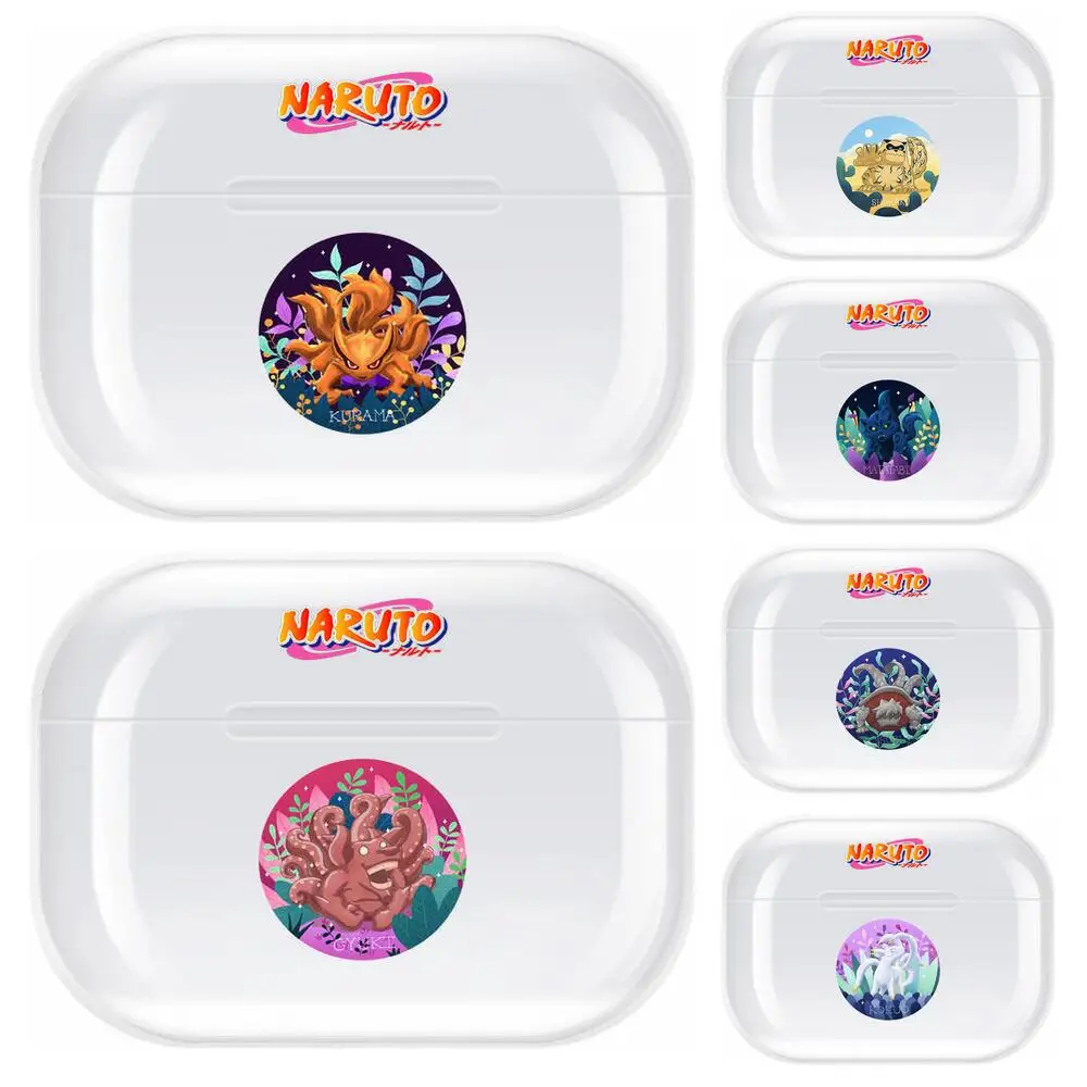 

Naruto jabali bijuu Transparent TPU Case For Airpods Pro 3 Case Silicone Headphone Accessories Air Pods 3 Apple Protective 1 2