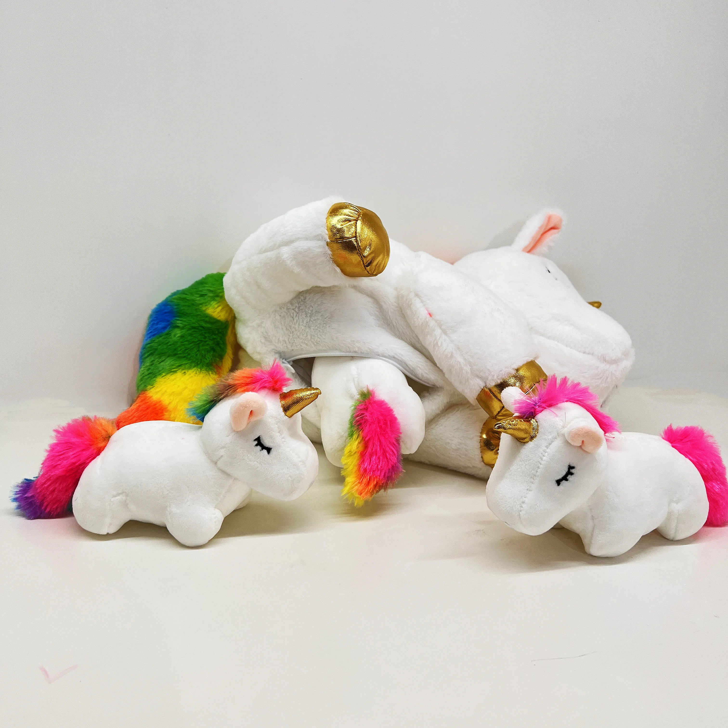 

Kawaii Unicorn Set Plush Toy Soft Mother and Child Unicorn Stuffed Animal Toy Girl Birthday Gift Christmas Gift