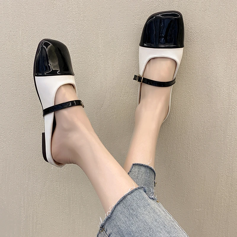

Women Mules Slippers 2022 Summer New Flats with Flip Flops Casual Slides Female Shoes Ladies Indoor Zapatos Para Mujer