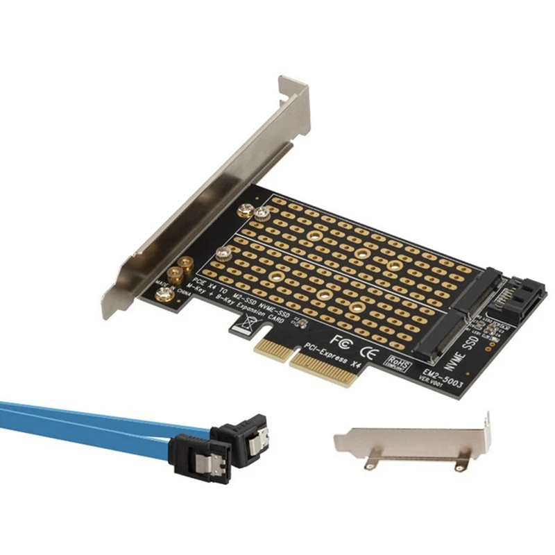 

Адаптер M.2 NVME /SATA-Pcie 4,0 X4, поддержка M-KEY, карта расширения твердотельных дисков