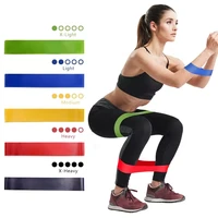 yoga resistance bands rubber for women and men home gym fitness gum workout stretch band exercise loop pull up hip training rope