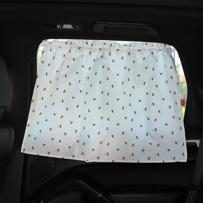 

AUTO PARTS Suction cup Curtain In The Car Window Sunshade Cover Cartoon Universal Side Window Sunshade UV Protection For Kid Bab