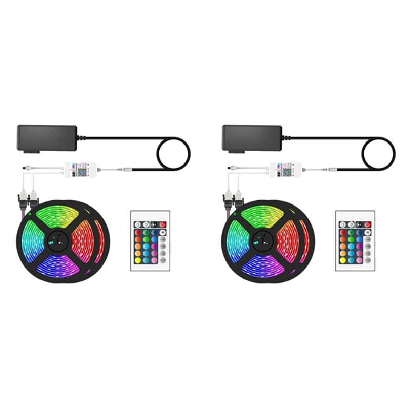 

SMD 5050 RGB LED Lights With Remote Control Smartphone App To Control LED Lights For Bedroom Bar Room DIY 30M