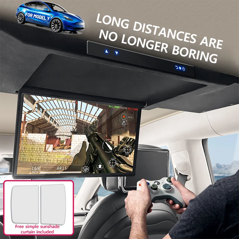 17 3 дюймовый HD-дисплей с креплением на крышу для мультимедийного Проигрывателя