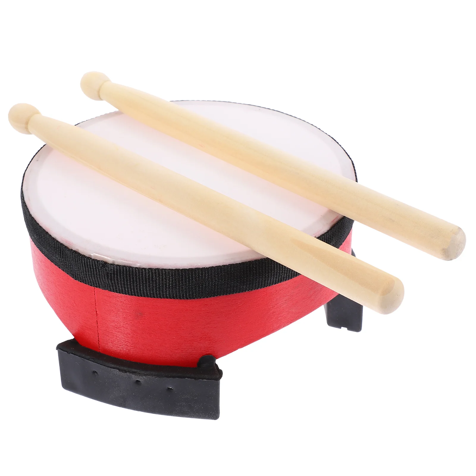 

1 Set of Floor Drum with Mallets Percussion Instrument Musical Kids Toddler Kids Toys Hand Drum Perform Drum