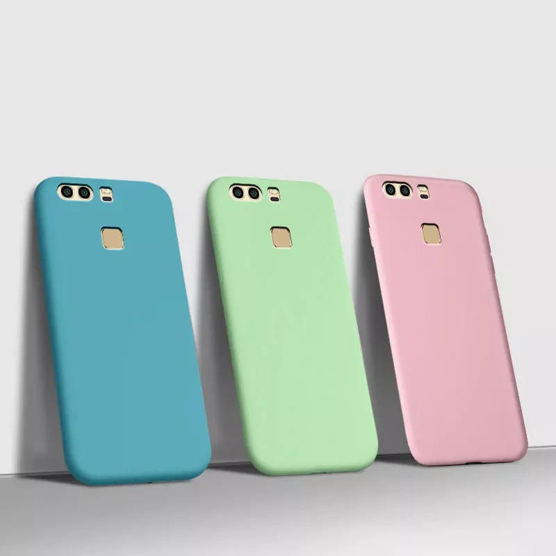 

Fundas Case For Huawei P20 lite 2019 P10 Liquid soft Silicone Phone Case For Huawei mate 30 lite P9 Plus p20pro Back Cover armor
