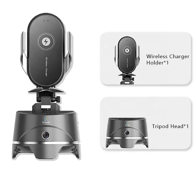 

2in1 smart holder tripod head Vlog Ai 360 Face Tracking Selfie Stick Auto Detection Ai Gimbal Live Broadcast Stabilizer