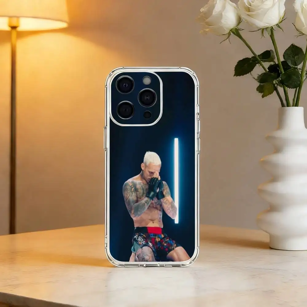 Фото Чехол для телефона Charles Oliveira Do Bronx для iPhone 17 16 15 14 13 12 11 Mini Pro Max Plus, прозрачный №3