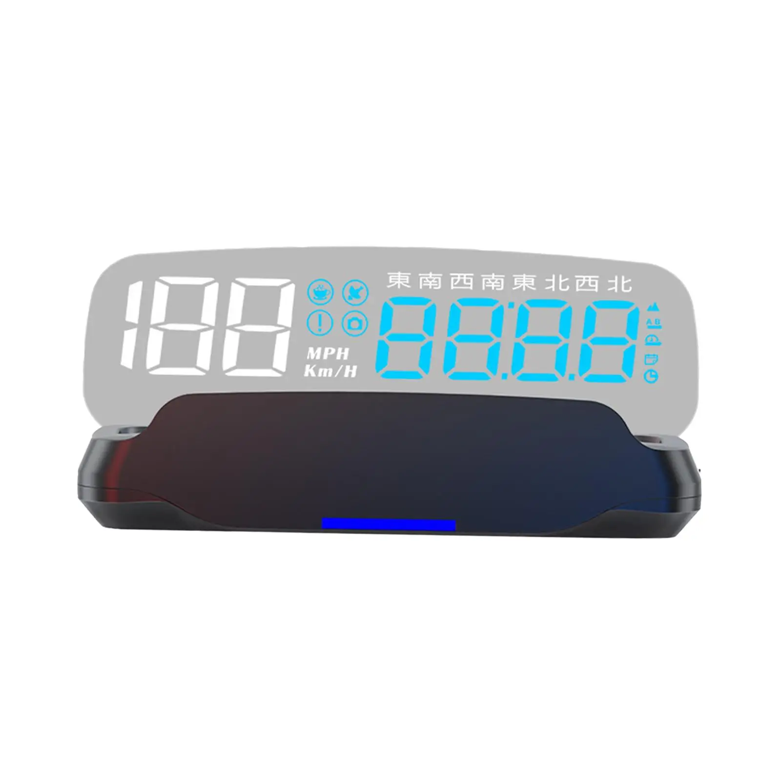 

Car HUD C7 Stable LED Display Digital Gauge for Travel Car Fittings