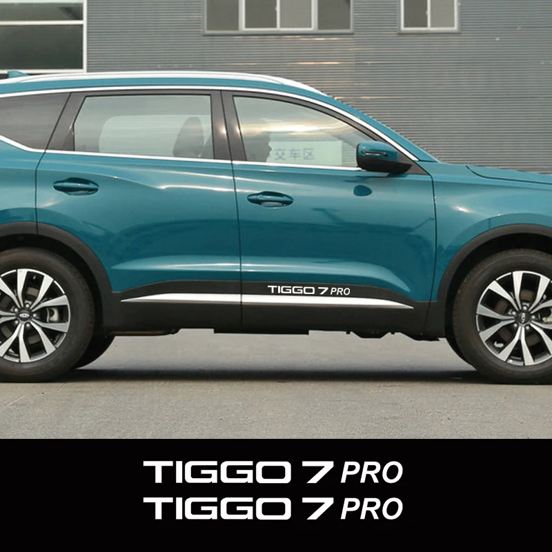 

2 шт., наклейки-эмблемы на боковые двери автомобиля CHERY TIGGO 7 PRO