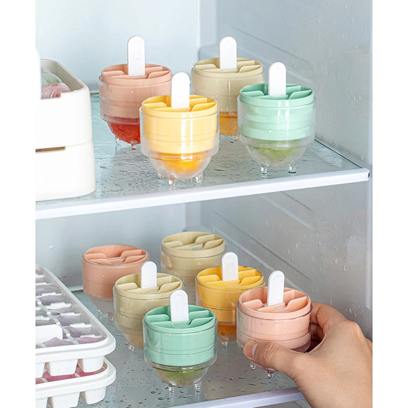 

Ice Cream Mold Home Made Popsicle DIY New Creative Dual-purpose Lollipop Shape Ice Hockey Ice Lattice Mold Ball Ice Artifact