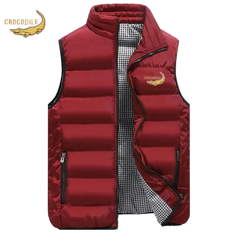 Мужская брендовая хлопковая майка с вышивкой осенне-зимняя элитная модная