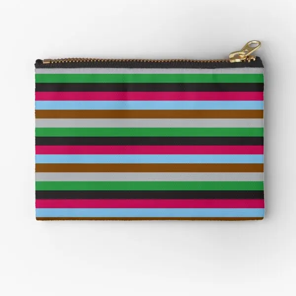 

Harlequins Rugby Striped Zipper Pouches Wallet Bag Small Cosmetic Men Panties Pocket Key Underwear Pure Socks Coin Women