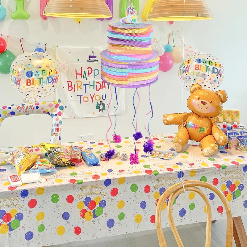 1 Набор Подарочная коробка Pinata Мультяшные единороги звезды фонари конфет декор