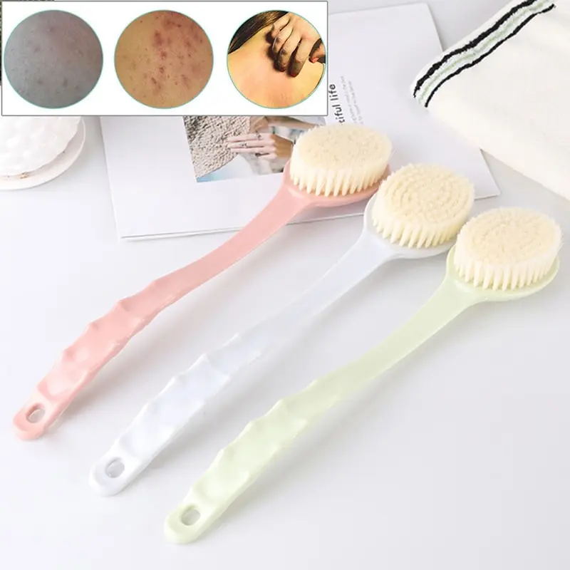 

Long Handle Back Bath Brush Body Spa Remove Dead Skin Body Maasage Shower Bath Brush Shower Scrubber Easy Clean