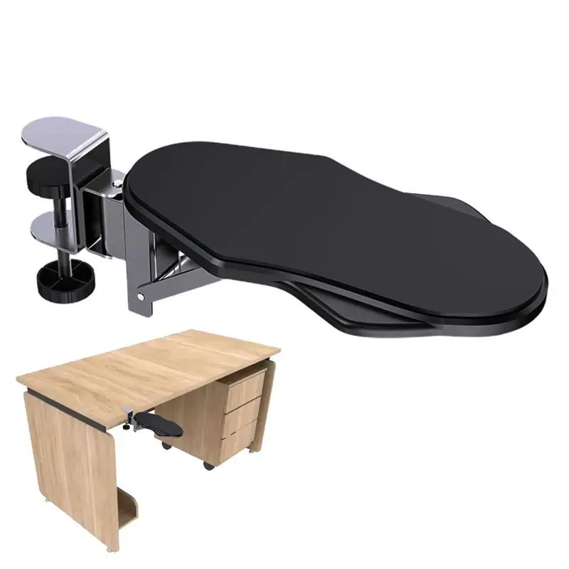 

Arm Rest For Desk Adjustable No Drilling Arm Rest Support For Computer Desk Space Saving Stable Extension Wrist Pad For Desks