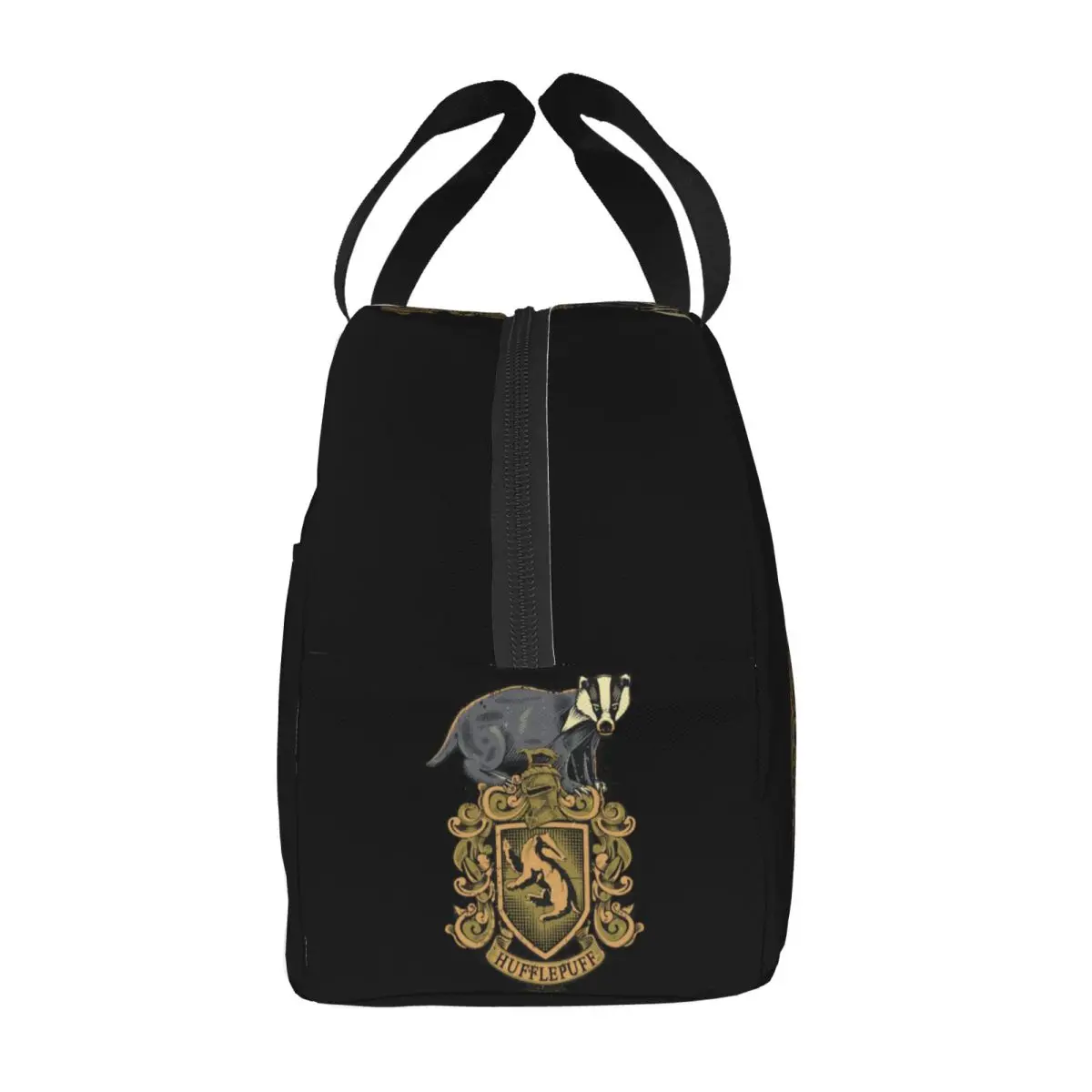 Фото Сумка для обеда H-Harrys Hufflepuff Badger Crest для мужчин и женщин, термоизолированные коробки для завтрака для детей, школьников №2