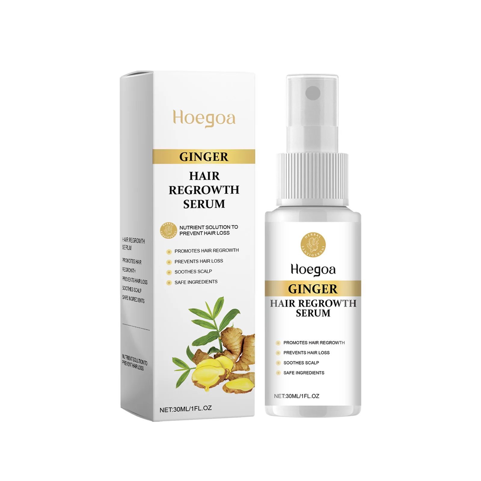 Сыворотка для роста волос Ginger сыворотка восстанавливает повреждения кожи головы