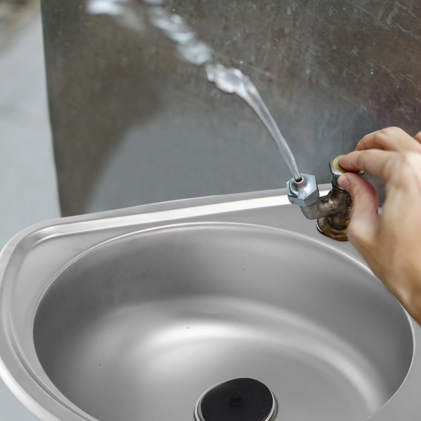 1 комплект раковина для овощей на колесах кухонная каравана мини-раковина из