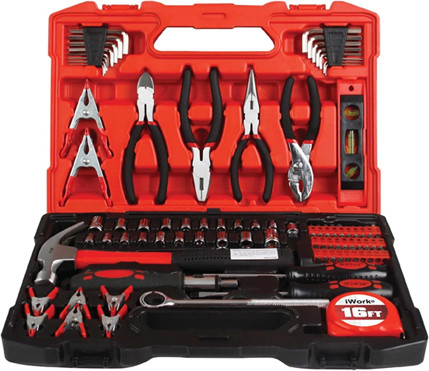 

New low price full set household Tools 80-789 Tool Set 90-Piece Black