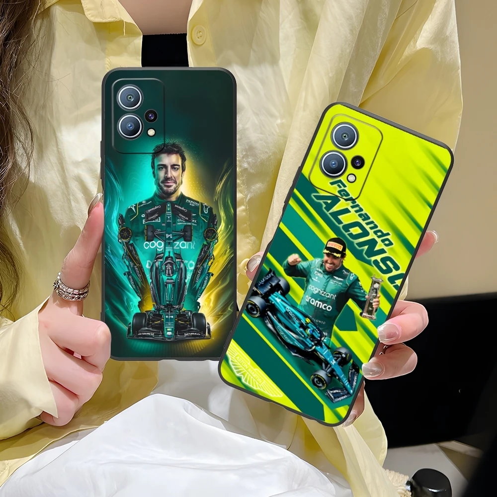 F1 Фернандо Алонсо Чехол для мобильного телефона Huawei P60 P50 P40 P30 P20 P10 P9 P8 Pro Lite Plus