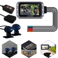 motorcycle dvr dash cam action camera recorder 1080p1080p full hd dual camera gps logger waterproof recorder box night vision