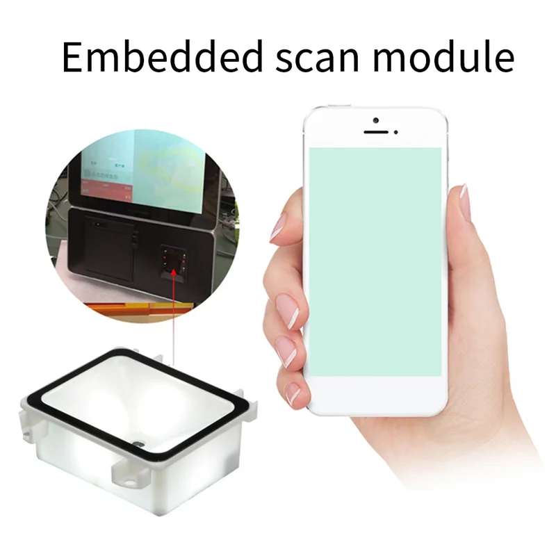 Встроенный 2D-сканер штрих-кода USB QR-считыватель штрих-кодов Интерфейс RS232 TTL Киоск
