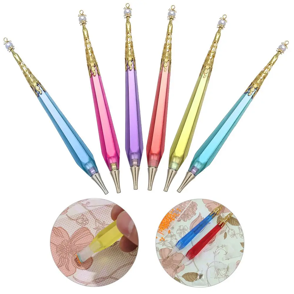 

Art Pearl Cross Stitch Glitter Diamond Diamond Painting Accessories Resin Pen Diamond Painting Pen Point Drill Pens